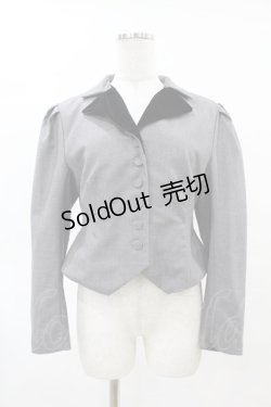 画像1: an another angelus / 別珍使いショートジャケット Free GRAY H-25-04-24-1060-CA-JA-NS-ZH