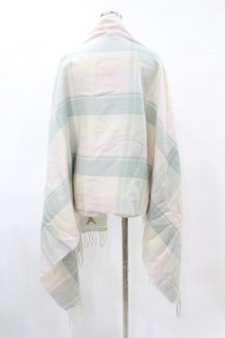 画像2: Fi.n.t / エッフェル塔刺繍入りチェックストール Free BEIGE×BLUE H-25-04-24-1061-CA-TO-NS-ZH