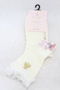m petit by misako / AMCSNIレースロゴ  アイボリー H-25-04-24-1008-LO-ZA-NS-ZH