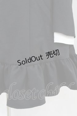 画像5: ATELIER BOZ / カレン十字架長袖ワンピース L ブラック/ホワイト H-25-04-24-1014-EL-OP-NS-ZH