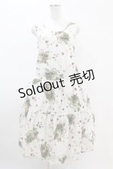 PINK HOUSE / ハーベストドロッププリントノースリーブワンピース Free オフ H-25-04-24-1015-LO-OP-NS-ZH