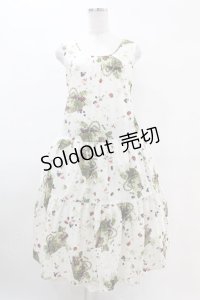 PINK HOUSE / ハーベストドロッププリントノースリーブワンピース Free オフ H-25-04-24-1015-LO-OP-NS-ZH
