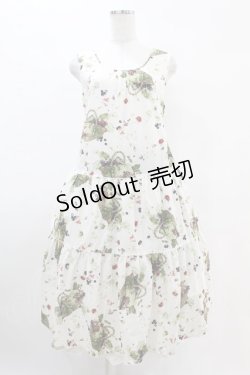 画像1: PINK HOUSE / ハーベストドロッププリントノースリーブワンピース Free オフ H-25-04-24-1015-LO-OP-NS-ZH