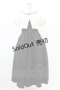 an another angelus / ジャケット付きドットキャミワンピース Free BLACK H-25-04-24-1018-CA-OP-NS-ZH