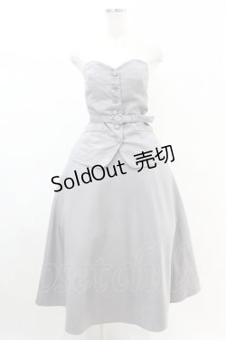 画像1: an another angelus / ビスチェセットアップ Free L/GRAY H-25-04-24-1019-CA-OP-NS-ZH