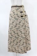 an another angelus / ビット使いヴィンテージ花柄スカート Free BEIGE H-25-04-24-1027-CA-OP-NS-ZH