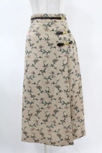 an another angelus / ビット使いヴィンテージ花柄スカート Free BEIGE H-25-04-24-1027-CA-OP-NS-ZH