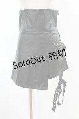 Melt the lady / レザーライクスカパン S ブラック H-25-04-24-1035-PU-SK-NS-ZH