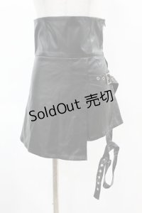 Melt the lady / レザーライクスカパン S ブラック H-25-04-24-1035-PU-SK-NS-ZH
