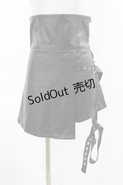 画像1: Melt the lady / レザーライクスカパン S ブラック H-25-04-24-1035-PU-SK-NS-ZH