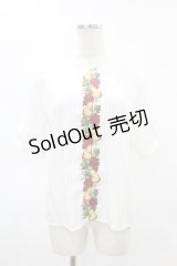Fi.n.t / フロントヴィンテージフルーツ刺繍ブラウス Free OFF WHITE H-25-04-24-1038-CA-BL-NS-ZH