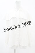 an another angelus / フレアーケープシャツ Free OFFWHITE H-25-04-24-1039-CA-BL-NS-ZH