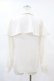画像2: an another angelus / フレアーケープシャツ Free OFFWHITE H-25-04-24-1039-CA-BL-NS-ZH (2)