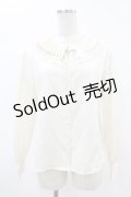 an another angelus / リボンタイ付きプリーツカラーブラウス Free OFF WHITE H-25-04-24-1040-CA-BL-NS-ZH