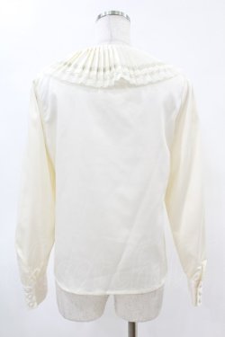 画像2: an another angelus / リボンタイ付きプリーツカラーブラウス Free OFF WHITE H-25-04-24-1040-CA-BL-NS-ZH