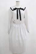 MILK / Sailor dress  ペールグレー H-25-04-24-054-ML-OP-KB-ZH