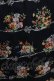 画像4: Jane Marple / Jubilee flowersサテンカラードレス  ブラック H-25-04-24-011-JM-OP-KB-ZH (4)