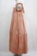 画像2: Katie / COVEN tiered dress  オレンジベージュ H-25-04-24-017-LO-OP-KB-ZH (2)