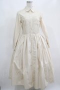 MILK / ロングシャツDress  ベージュ H-25-04-24-018-ML-OP-KB-ZH