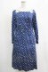 画像1: Jane Marple / Tumbling Diceのグースカラードレス - 紺 H-25-04-24-003-JM-OP-KB-ZH (1)