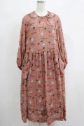 Jane Marple / The nursery Alice tablier dress  アプリコットブラウン H-25-04-24-022-JM-OP-KB-ZH