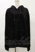 NieR Clothing / ふわもこプルパーカー  黒 H-25-04-25-045-PU-TO-KB-ZT147