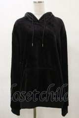 NieR Clothing / ふわもこプルパーカー  黒 H-25-04-25-045-PU-TO-KB-ZT147