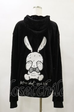 画像2: NieR Clothing / ふわもこプルパーカー  黒 H-25-04-25-045-PU-TO-KB-ZT147