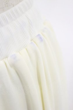 画像4: Qutie Frash / オーバー付サルエルパンツ  白 H-25-04-25-049-QU-PA-KB-ZH