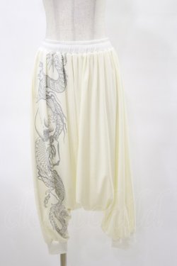 画像5: Qutie Frash / オーバー付サルエルパンツ  白 H-25-04-25-049-QU-PA-KB-ZH