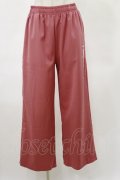 NieR Clothing / ロゴ刺繍入り PINK WIDE PANTS  ピンク H-25-04-25-054-PU-PA-KB-ZH