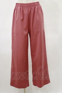 NieR Clothing / ロゴ刺繍入り PINK WIDE PANTS  ピンク H-25-04-25-054-PU-PA-KB-ZH