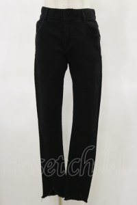 Candy Stripper / TATTERED HEM SKINNY DENIM S ブラック H-25-04-25-057-PU-PA-KB-ZH