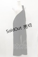 Na+H / ワンショルダーサロペット  ブラック H-25-04-25-059-PU-PA-KB-ZH