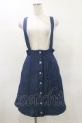 Candy Stripper / DENIM QUILT SKIRT M ブルー H-25-04-25-068-PU-SK-KB-ZH