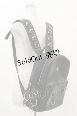 画像2: REFLEM / PUレザーデザインバックパック  黒 H-25-04-25-006-PU-BG-KB-ZH