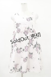 MILK / Rose bloodドレス  ピンクベース H-25-04-25-075-ML-OP-KB-ZH