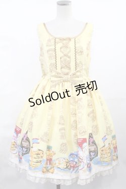 画像1: Angelic Pretty / Honey Cakeラウンドジャンパースカート Free イエロー H-25-04-25-1001-AP-OP-NS-ZH
