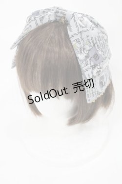 画像1: metamorphose / horoscope of fate リボンヘアバンド  グレー H-25-04-25-1038-ME-AC-NS-ZH