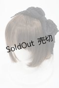 ALICE and the PIRATES / ローズフリルグログランカチューシャ  ブラック H-25-04-25-1039-PA-AC-NS-ZH