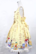 画像2: Angelic Pretty / Honey Cakeラウンドジャンパースカート Free イエロー H-25-04-25-1001-AP-OP-NS-ZH (2)