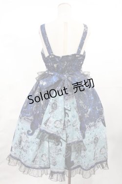 画像3: metamorphose / 黒猫と魔法の地図リボンジャンパースカート サイズ1 ネイビー H-25-04-25-1005-ME-OP-NS-ZH