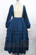 axes femme kawaii / アンティークドールワンピース M ブルーグリーン H-25-04-25-1008-AX-OP-NS-ZH