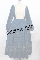 axes femme kawaii / アンティークドールワンピース M ブルーグリーン H-25-04-25-1008-AX-OP-NS-ZH