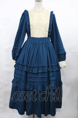 画像1: axes femme kawaii / アンティークドールワンピース M ブルーグリーン H-25-04-25-1008-AX-OP-NS-ZH