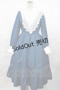 axes femme kawaii / クラシックドールワンピース M ブルー H-25-04-25-1009-AX-OP-NS-ZH