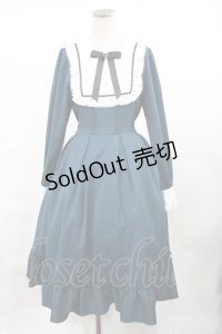 Amavel / Antique Chicスクエアヨークロングワンピース Free グリーン H-25-04-25-1010-CA-OP-NS-ZH