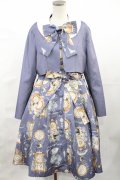Forest Wardrobe（海外ロリータブランド） / 永遠のエコー 半袖ワンピース+ジャケットセット XL グレーパープル H-25-04-25-1011-LO-OP-NS-ZH
