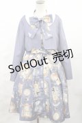 Forest Wardrobe（海外ロリータブランド） / 永遠のエコー 半袖ワンピース+ジャケットセット XL グレーパープル H-25-04-25-1011-LO-OP-NS-ZH