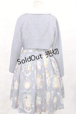画像2: Forest Wardrobe（海外ロリータブランド） / 永遠のエコー 半袖ワンピース+ジャケットセット XL グレーパープル H-25-04-25-1011-LO-OP-NS-ZH